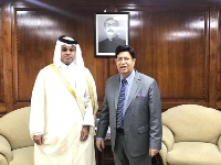 وزير الخارجية في بنغلاديش يجتمع مع سفير قطر