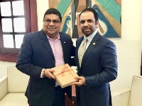 وزير الثقافة في بنما يجتمع مع سفير قطر 