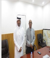 وزير الزراعة الجيبوتي يجتمع مع القائم بالأعمال القطري
