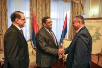 رئيس الحكومة في جمهورية صرب البوسنة يجتمع مع سفير قطر
