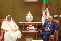 رئيس المجلس الشعبي الوطني الجزائري يجتمع مع سفير قطر