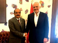 Albanian Prime Minister Meets Qatari Ambassador