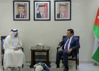 Jordanian National Assembly Speaker Meets Qatari Charge d'Affaires