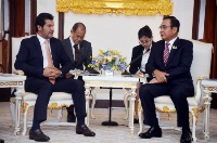 رئيس وزراء مملكة تايلاند يستقبل سفير دولة قطر