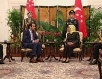 President of Singapore Meets Deputy Prime Minister and Minister of Foreign Affairs