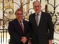 سفير دولة قطر يجتمع مع أمين عام وزارة الخارجية الفرنسية