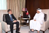 HH the Emir Receives Message from President of Singapore
