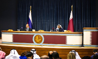 قطر وروسيا تؤكدان رغبتهما المشتركة في تعزيز علاقات التعاون وتوافقهما بشأن قضايا المنطقة
