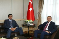 نائب رئيس الجمهورية التركية يستقبل سفير دولة قطر