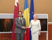Deputy Prime Minister and Minister of Foreign Affairs Meets Prime Minister of Romania
