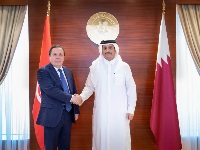 Deputy Prime Minister and Minister of Foreign Affairs Meets Tunisian Foreign Minister