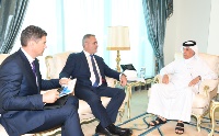 وزير الدولة للشؤون الخارجية يجتمع مع نائب وزير الخارجية النيوزيلندي