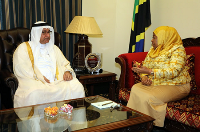 Vice-President of Tanzania Meets Ambassador of Qatar