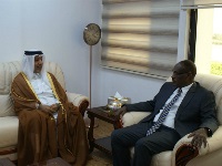 Sudanese Foreign Minister Meets Qatari Ambassador