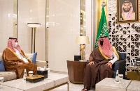 Saudi Arabia's Minister of Interior Meets Ambassador of the State of Qatar