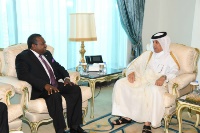 Minister of State for Foreign Affairs Receives Copy of Credentials of Sri Lanka's Ambassador