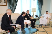 State Minister for Foreign Affairs Meets French, German Ambassadors, UK Charge d'Affaires