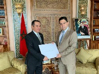Moroccan Minister of Foreign Affairs Receives Copy of Credentials of Qatari Ambassador