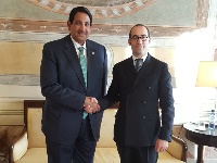 San Marino's Foreign Minister Meets Qatar's Ambassador