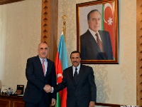 وزير خارجية أذربيجان يجتمع مع سفير قطر