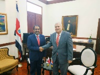Costa Rican Foreign Minister Meets Qatari Ambassador