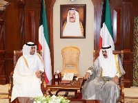 Crown Prince of Kuwait Meets Qatar's Ambassador
