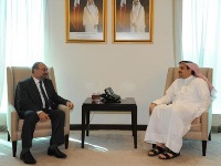HE Foreign Minister Meets Head of Syrian Opposition Government