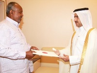 HH the Emir Sends Message to President of Djibouti
