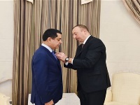Azerbaijan President Awards Al Nasser Presidential Medal of First Class